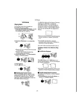 Предварительный просмотр 31 страницы Panasonic NV-GS70A Operating Instructions Manual