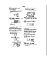 Preview for 36 page of Panasonic NV-GS70A Operating Instructions Manual