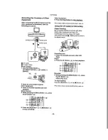 Preview for 38 page of Panasonic NV-GS70A Operating Instructions Manual