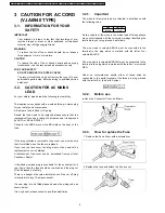 Предварительный просмотр 8 страницы Panasonic NV-GS75E Service Manual