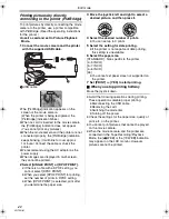 Preview for 40 page of Panasonic NV-GS75GN Operating Instructions Manual