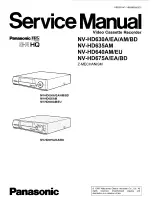 Panasonic NV-HD630A/EA/AM/BD Service Manual preview