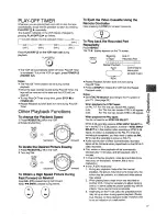 Предварительный просмотр 27 страницы Panasonic NV-HD675 Series Operating Instructions Manual