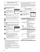 Preview for 20 page of Panasonic NV-HS820EE Operating Instructions Manual