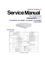 Предварительный просмотр 1 страницы Panasonic NV-HS830B Service Manual