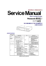 Preview for 1 page of Panasonic NV-HS860EE-S Service Manual