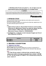 Предварительный просмотр 2 страницы Panasonic NV-HS860EE-S Service Manual