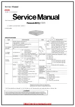 Panasonic NV-HS870EG Service Manual preview