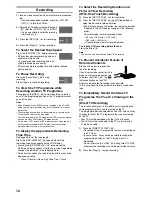 Предварительный просмотр 12 страницы Panasonic NV-HS930 Series Operating Instructions Manual