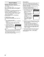 Предварительный просмотр 22 страницы Panasonic NV-HS930 Series Operating Instructions Manual