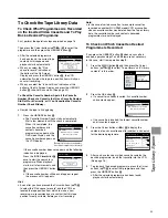 Предварительный просмотр 29 страницы Panasonic NV-HS960 Operating Instructions Manual