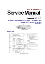 Panasonic NV-HV65EC Service Manual preview