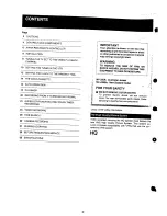 Предварительный просмотр 2 страницы Panasonic NV-J35 Series Operating Instructions Manual