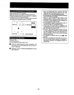 Preview for 25 page of Panasonic NV-L20 Series Operating Instructions Manual