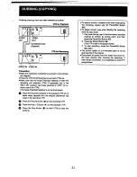 Preview for 31 page of Panasonic NV-L20 Series Operating Instructions Manual