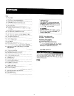 Предварительный просмотр 2 страницы Panasonic NV-L25 Series Operating Instructions Manual