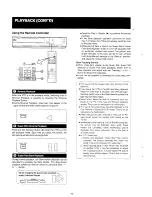 Предварительный просмотр 16 страницы Panasonic NV-L25 Series Operating Instructions Manual