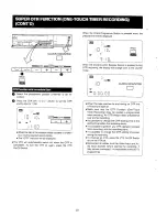 Предварительный просмотр 22 страницы Panasonic NV-L25 Series Operating Instructions Manual