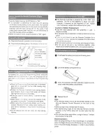 Предварительный просмотр 7 страницы Panasonic NV-L25EG Operating Instructions Manual