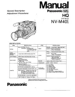 Panasonic NV-M40E Manual preview