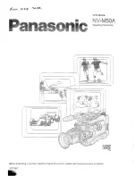 Предварительный просмотр 1 страницы Panasonic NV-M50A Operating Instructions Manual