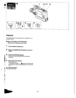 Предварительный просмотр 42 страницы Panasonic NV-M50A Operating Instructions Manual