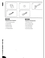 Preview for 6 page of Panasonic NV-MP20E Operating Instructions Manual