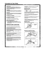 Preview for 3 page of Panasonic NV-MS4B Operating Instructions Manual