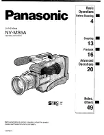 Panasonic NV-MS5A Operating Instructions Manual preview