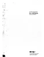 Preview for 1 page of Panasonic NV-MS95A Operating Instructions Manual