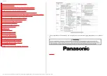 Preview for 2 page of Panasonic NV-MV20EB Service Manual