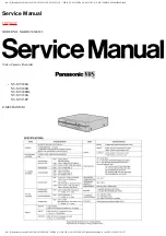 Предварительный просмотр 7 страницы Panasonic NV-MV20EB Service Manual