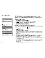 Предварительный просмотр 32 страницы Panasonic NV-MV21EB Operating Instructions Manual