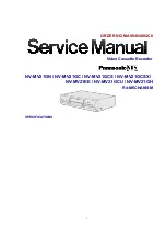 Panasonic NV-MV21GC Service Manual preview