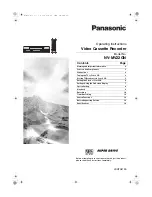 Panasonic NV-MV22GN Operating Instructions Manual preview