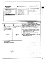 Предварительный просмотр 17 страницы Panasonic NV MX 5 B Operating Instructions Manual