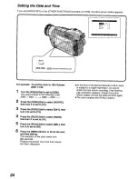 Предварительный просмотр 24 страницы Panasonic NV MX 5 B Operating Instructions Manual