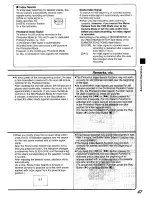 Предварительный просмотр 47 страницы Panasonic NV MX 5 B Operating Instructions Manual