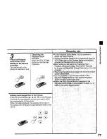 Предварительный просмотр 77 страницы Panasonic NV MX 5 B Operating Instructions Manual