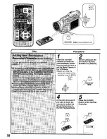 Предварительный просмотр 78 страницы Panasonic NV MX 5 B Operating Instructions Manual