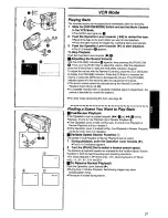 Preview for 27 page of Panasonic NV-MX2B Operating Instructions Manual