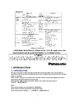 Предварительный просмотр 2 страницы Panasonic NV-MX500A Service Manual