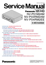 Preview for 1 page of Panasonic NV-P01M2AM Service Manual