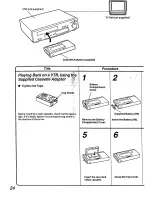 Preview for 24 page of Panasonic NV-R55A Operating Instructions Manual