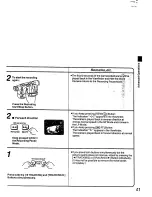 Предварительный просмотр 41 страницы Panasonic NV-R55A Operating Instructions Manual