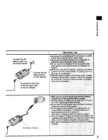 Предварительный просмотр 7 страницы Panasonic NV-RS7B Operating Instructions Manual