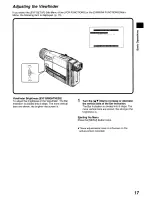 Предварительный просмотр 17 страницы Panasonic NV-RS7B Operating Instructions Manual