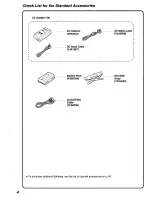 Предварительный просмотр 4 страницы Panasonic NV-RX14B User Manual