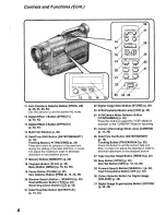 Предварительный просмотр 6 страницы Panasonic NV-RX14B User Manual