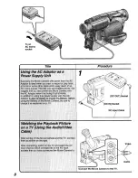 Предварительный просмотр 8 страницы Panasonic NV-RX14B User Manual